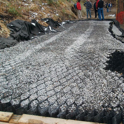HDPE-Plastik-Geocell-Ground-Gitter für Steigung Stabilisierung Schweißdistanz 330mm-1000mm