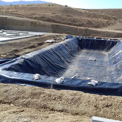 Fischfarm Teich Liner HDPE Geomembran Länge 50-200m Schwarz Weiß Blau Grün angepasst