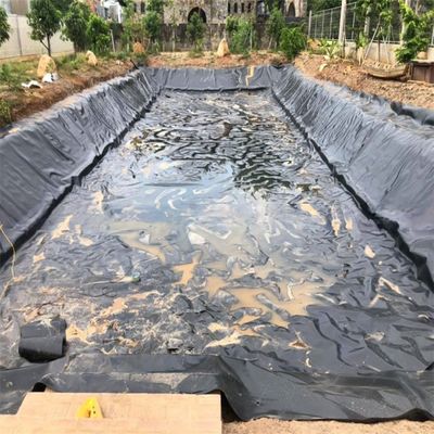 Dicke 0,3 mm bis 3,0 mm Geomembran-Teichfolie für schwarzen HDPE-Künstlichen Seebehälter