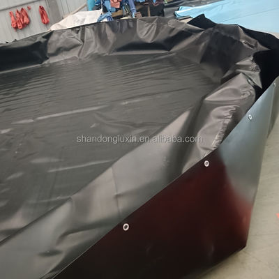 Geomembran aus HDPE mit doppelt glatter Oberfläche von 1 mm für kreisförmige Tanks und Staudämme in der Bergbauindustrie