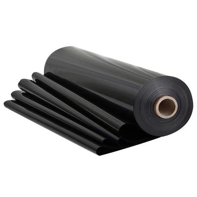 0.5mm HDPE Schwarzer Damm Liner Doppel glatte Oberfläche für Wasserspeicher 1mm Dicke