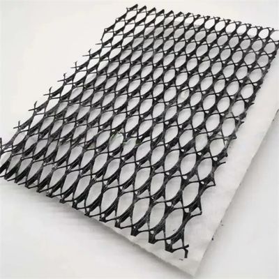 Breite 2m-4m Verbundgeotextile Kunststoffe Geonet Abwassernetz für Projektlösungen