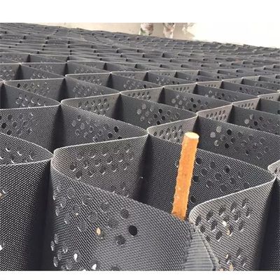 1000-1420N / 10CM Schälfestigkeit HDPE Geozellen für Kiesfahrten