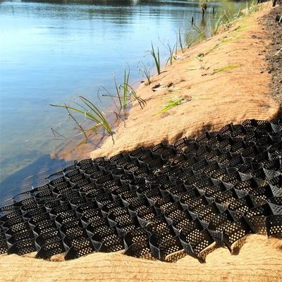 1.1 mm 1,7 mm Geo-Cell Erosionskontrolle für Steigung Stabilisierung und Bodenverstärkung