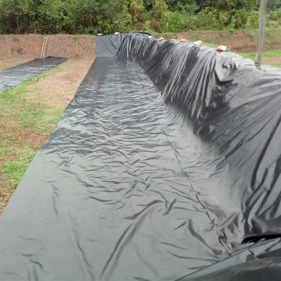 Doppelglatte Geomembranfolie aus HDPE für Wasserdichtungsfolien für Teiche Breite 1m-8m