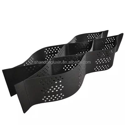 Texturisierte und perforierte Geozelle aus HDPE zur Bodenvergrößerung in Höhen von 50 mm bis 200 mm