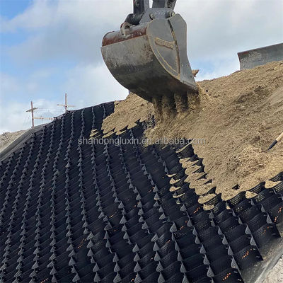 Texturisierte und perforierte Geozelle aus HDPE zur Bodenvergrößerung in Höhen von 50 mm bis 200 mm