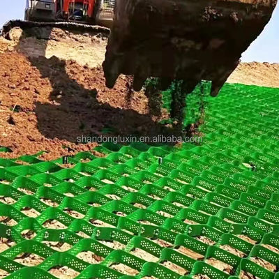 Bodenstabilisierung Geozellnetz für Bodenverstärkung und Stützungswand