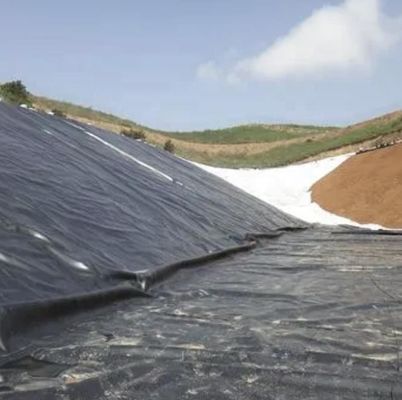 Grüne Geomembran für wasserdichtes, künstliches Seebecken