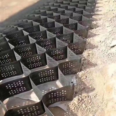 Straßenkeller Honighals Plastik stabilisierte Kies Paving Gitter Geocell für Auffahrt