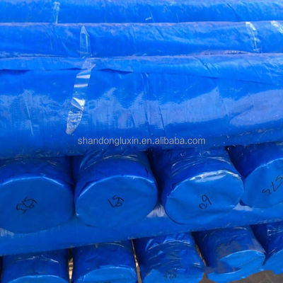 LDPE-beschichtete blaue PE-Tarnelle für Lkw-Ladung mit Wasserdichte PVC-Tarnelle