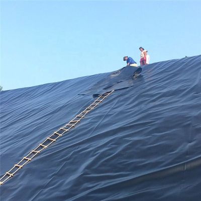 Rückgabe und Ersatz HDPE-Geomembran-Damm-Liner 1,5 mm für die Wasserdichtung von Teichen