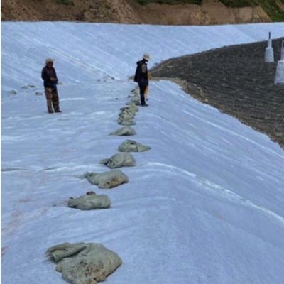 8 mm Dicke Umweltschonende dreidimensionale Komposit-Drainage-Geonet für Tunnel