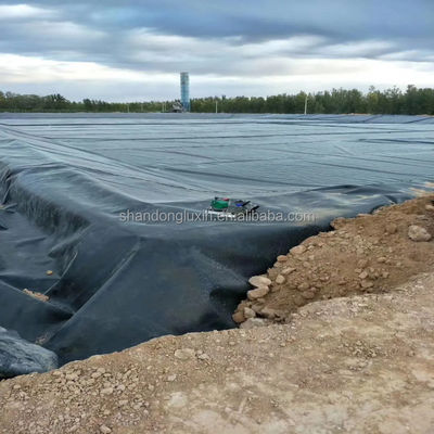 Südafrika Dammprojekt HDPE Geomembran 0,8 mm 1 mm 1,5 mm 2 mm mit EPDM EVA Material