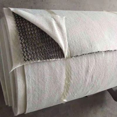 Dichte Polyethylen Kunststoff Abfluss Geonet mit Geotextilklebstoff 6 mm Dicke