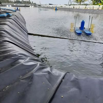 0.5 mm schwarze Geomembran aus HDPE für die Fischzucht