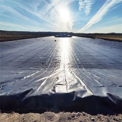 0.5mm HDPE Geomembran für die Fisch-Garnelenzucht in Schwarz Weiß Blau Grün maßgeschneidert
