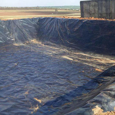 Industrie-HDPE-Geomembran-Teichverdeckung 0,2 mm-3 mm Dicke für die Wasserwirtschaft