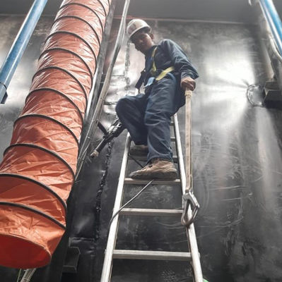 0.1mm-2.5mm HDPE Geomembran Liner für Teiche vor Ort Training und ausgezeichnete Haltbarkeit