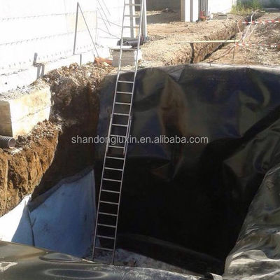 0.3mm-3.0mm Dicke HDPE Geomembran für Staudamm Liner Reservoir Bergbau Garnelenfarm Teich