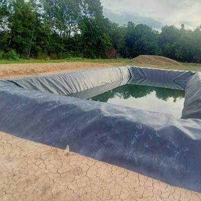 Fischfarm Teich Liner HDPE Geomembran Länge 50-200m Schwarz Weiß Blau Grün angepasst