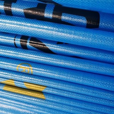 Blaue Sonnendichte Regendichte PE-Tarn 2-12m Breite beschichtete Polyethylen-Tarn
