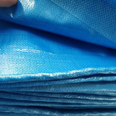 Blaue Sonnendichte Regendichte PE-Tarn 2-12m Breite beschichtete Polyethylen-Tarn