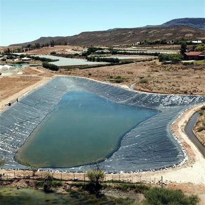 0.5mm 1mm 1.5mm 2mm Geomembran aus HDPE für Fischbecken in industriellem Design