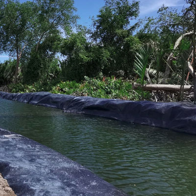 500 Mikron HDPE-Staudamm-Liner für Landwirtschaftliche Grundstückstaudamm-Lining in Kenia Dicke 0,2 mm-3 mm