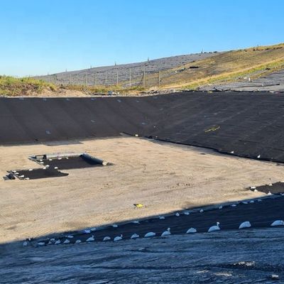 Glänzende Geomembran Liner Geomembranen zur Salzverdampfung in Argentinien Breite 1m-8m