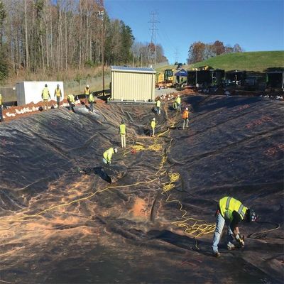 Fische Teich Lagune See Damm Liner 1,5 mm Weiß Schwarz Hdpe Geomembranen mit ASTM GRI-GM13