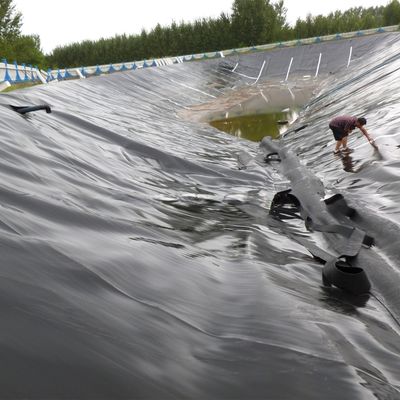 Direktverkauf HDPE Glatte Geomembran mit Vor-Ort-Ausbildung und 0,1 mm bis 2,5 mm Dicke