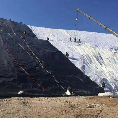 Direktverkauf HDPE Glatte Geomembran mit Vor-Ort-Ausbildung und 0,1 mm bis 2,5 mm Dicke