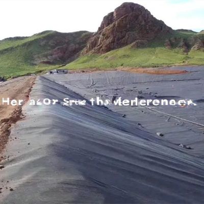 0.1mm-2.5mm Dicke Geomembran HDPE Kunststoff Fischbehälter für Fischfarmen Wasserdichtung Liner