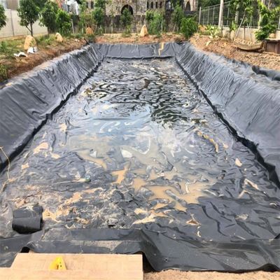 Industrieentwurf Wasserdichte Geomembran aus HDPE-Polyethylenblau für Schwimmbadprojekt