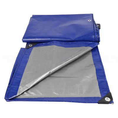 Beschichtete blaue PE-Wasserdichte Kunststoff-Lkw-/Container-Seitenvorhang-Platte