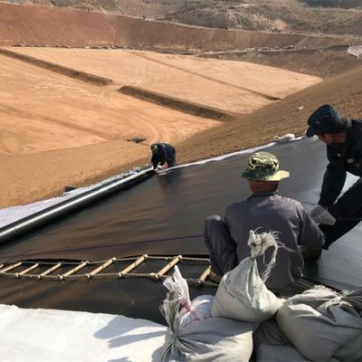 Doppel glatter/doppel texturierter HDPE-Teich-Liner-Schweißgeomembran für runden Fischbehälter