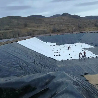 1.0mm Geomembran 2mm Hdpe Geomembran 20 Mil Teich Liner für Geomembranen 1m-8m Breite