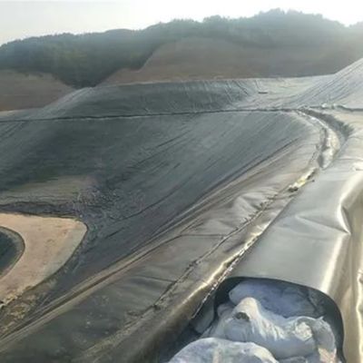 Korrosionsbeständige, doppelt glatte Oberfläche 0,5 mm HDPE-Geomembran für die Fischzucht mit Garnelen