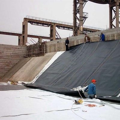 Geomembranen für den Außenbereich 0,5 mm 0,75 mm 1,0 mm 1,5 mm 2,0 mm HDPE-Fischstaudamm-Liner
