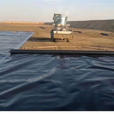 Glatte Oberfläche 0,5 mm HDPE Geomembran-Liner-Blatt für Fischzucht-Teichmaterial