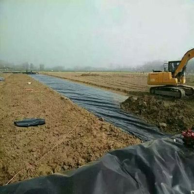 Industriedesignstil Glatte HDPE-Geomembran-Teichfolie für Deponienanwendungen