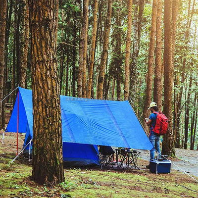 Poly Tarp Cover Plaid Stil Schwerlast Wasserdicht Camping Sonnenschirm Roll Tarpaulin