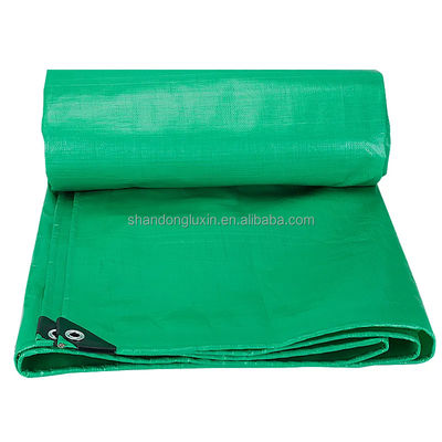 Zusammengestellte Dichte 6*6-16*16 PE Tarpaulin Abdeckung für Lkw 100% wasserdicht Grün