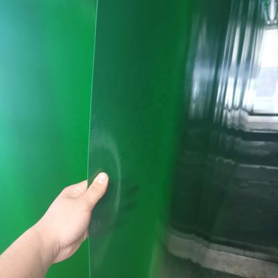 Dicke 0,2 mm-3 mm Teich Liner GM13 2 mm HDPE Geomembran Weiß wasserdicht für Garnelen Teich