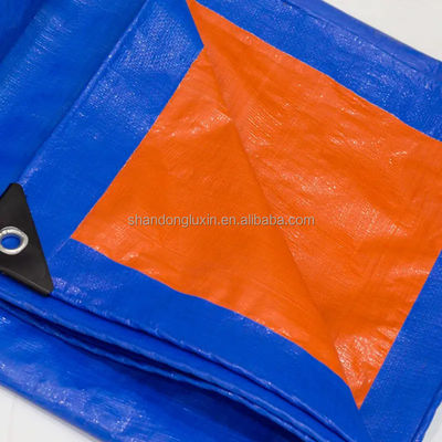 180gm Orange Weiß Dauerhafte Abdeckungen Wasserdichte HDPE-Tarn für Campingzelt
