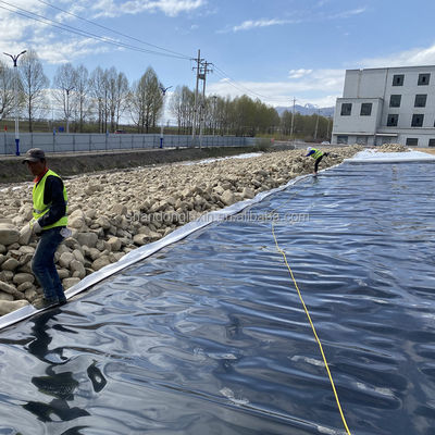 Übergreifende Kategorien Konsolidierung HDPE Geomembran Teich Liner 0,5 mm 1 mm 1,5 mm für die Mine