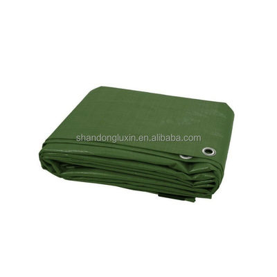 Poly Tarp Roll Sonnencreme Lkw HDPE-Platte für die Gebäudebedeckung 500D-1500D Garnzahl