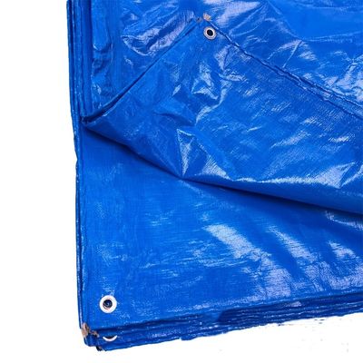 Beschichtet mit blauem PE-Plattenzelt für Lastwagen Regenfest Modell Kontakt Kontakt
