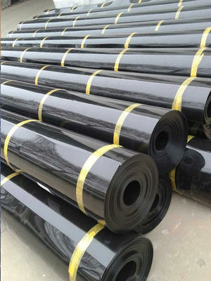 1-6m Breite HDPE-Geomembran für undurchlässige geosynthetische Materialien in glänzender Oberfläche